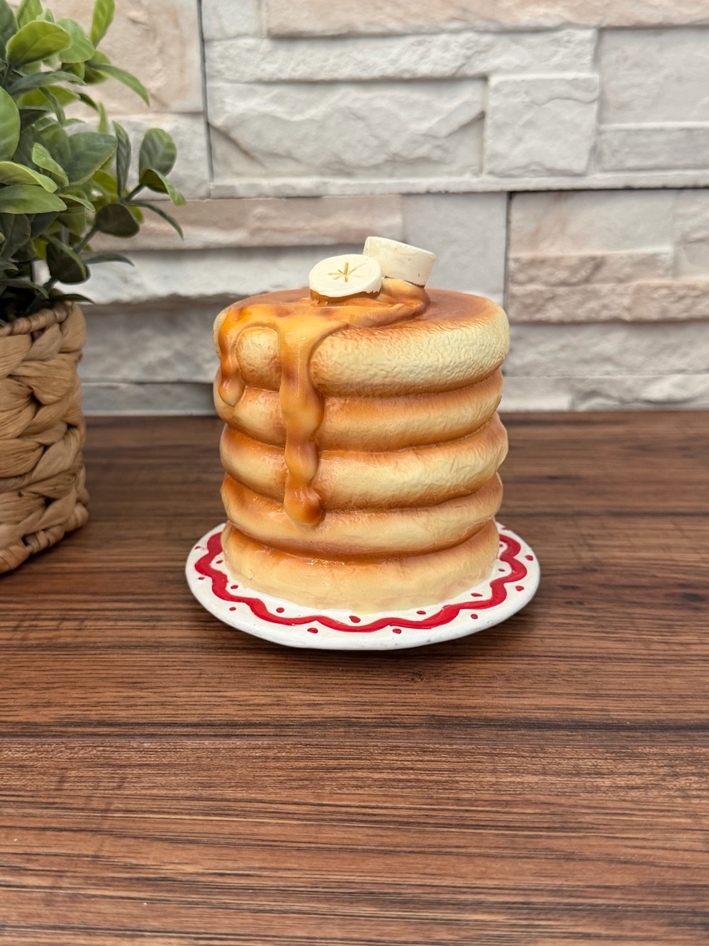🆕 Resin Pancake 🥞🍌 Stack Decor – Realistic Breakfast Display!